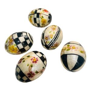 MacKenzie-Childs Capiz Eggs Set of 5